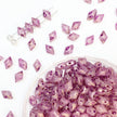 (P11) 2-hole Diamond-Duo Glass Beads For Jewelry Making