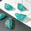11x22mm Czech Glass Bird Beads - Vintage Songbird Loose Focal Beads for DIY Bracelet & Jewelry