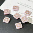 10mm Czech Glass Starburst Beads - Celestial Carved Loose Focal Beads for DIY Jewelry Making