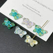 20*12mm Czech Glass Butterfly Beads - Vertically Drilled Loose Floral Animal Beads for DIY Jewelry