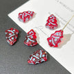 17*12mm Czech Glass Christmas Tree Beads - Vertically Drilled Holiday Loose Beads for DIY Jewelry