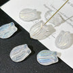 16x11mm Crystal Clear Czech Glass Tulip Beads - Translucent Loose Floral Focal Beads for DIY Jewelry