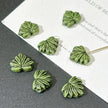 13x11mm Vintage Maple Leaf Czech Glass Beads - Autumn Botanical Loose Beads for DIY Necklaces & Bracelets