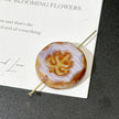 23mm Czech Glass Carved Grape Leaf Coin Beads