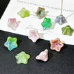 Czech Glass Trumpet Flower Mix Color