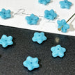 Blue Czech Glass Beads Assortment - Mixed Flowers, Birds, Leaves & Multi-Shape Loose Beads for DIY Jewelry