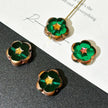 14mm Faceted Czech Glass Mangosteen Flower Beads - Multicolor Loose Floral Beads for DIY Jewelry