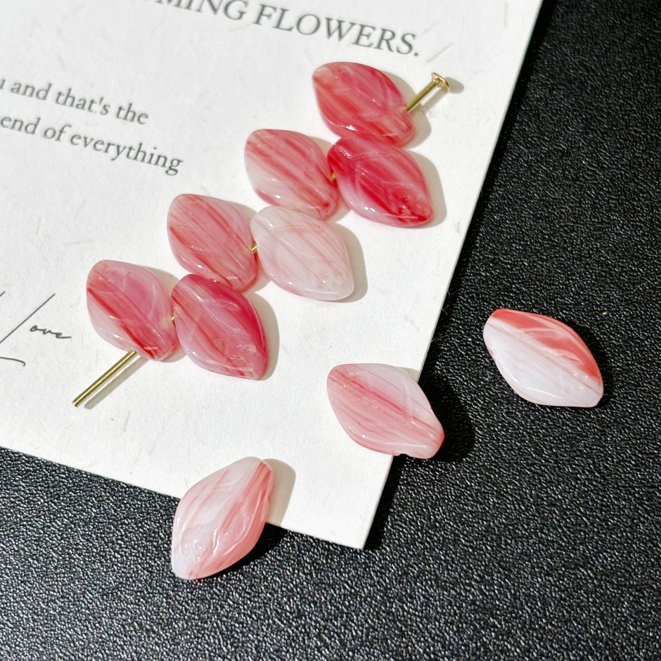Soft Pink Series Czech Glass Beads
