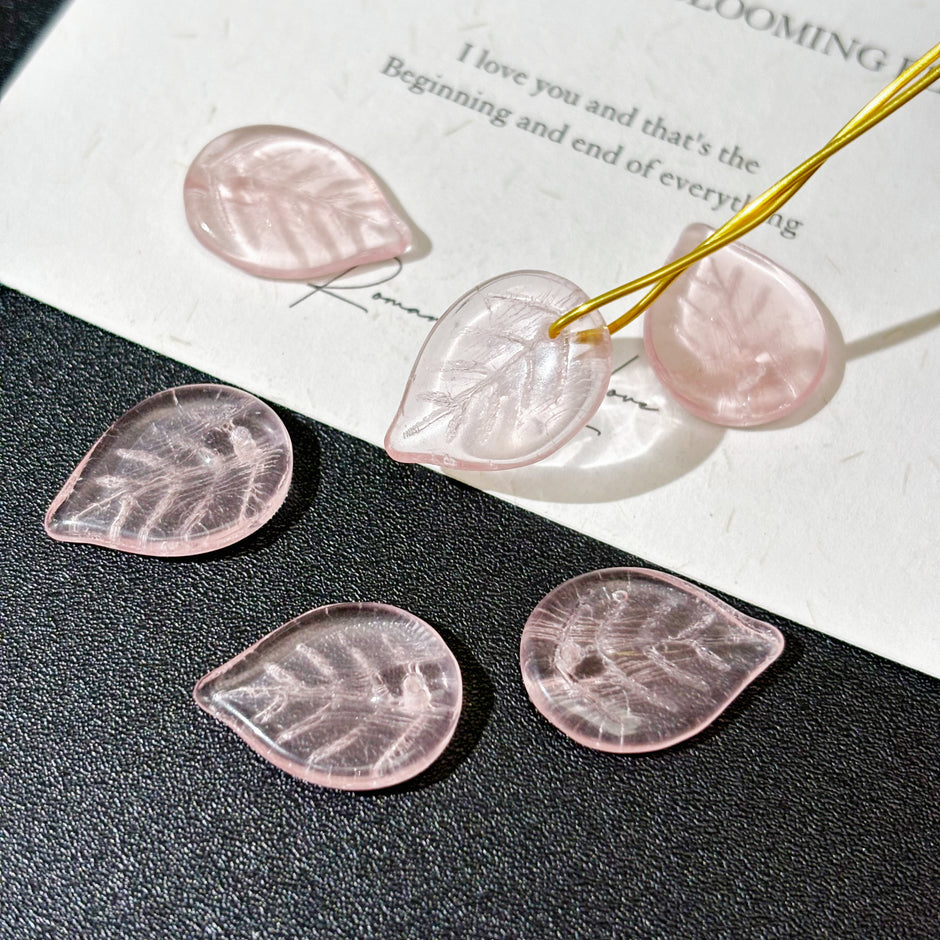 Soft Pink Series Czech Glass Beads