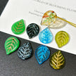 13x18mm Czech Glass Top-Drilled Leaf Beads