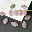 Czech Glass Horizontal Hole Leaf Beads
