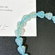Blue Czech Glass Beads Assortment - Mixed Flowers, Birds, Leaves & Multi-Shape Loose Beads for DIY Jewelry