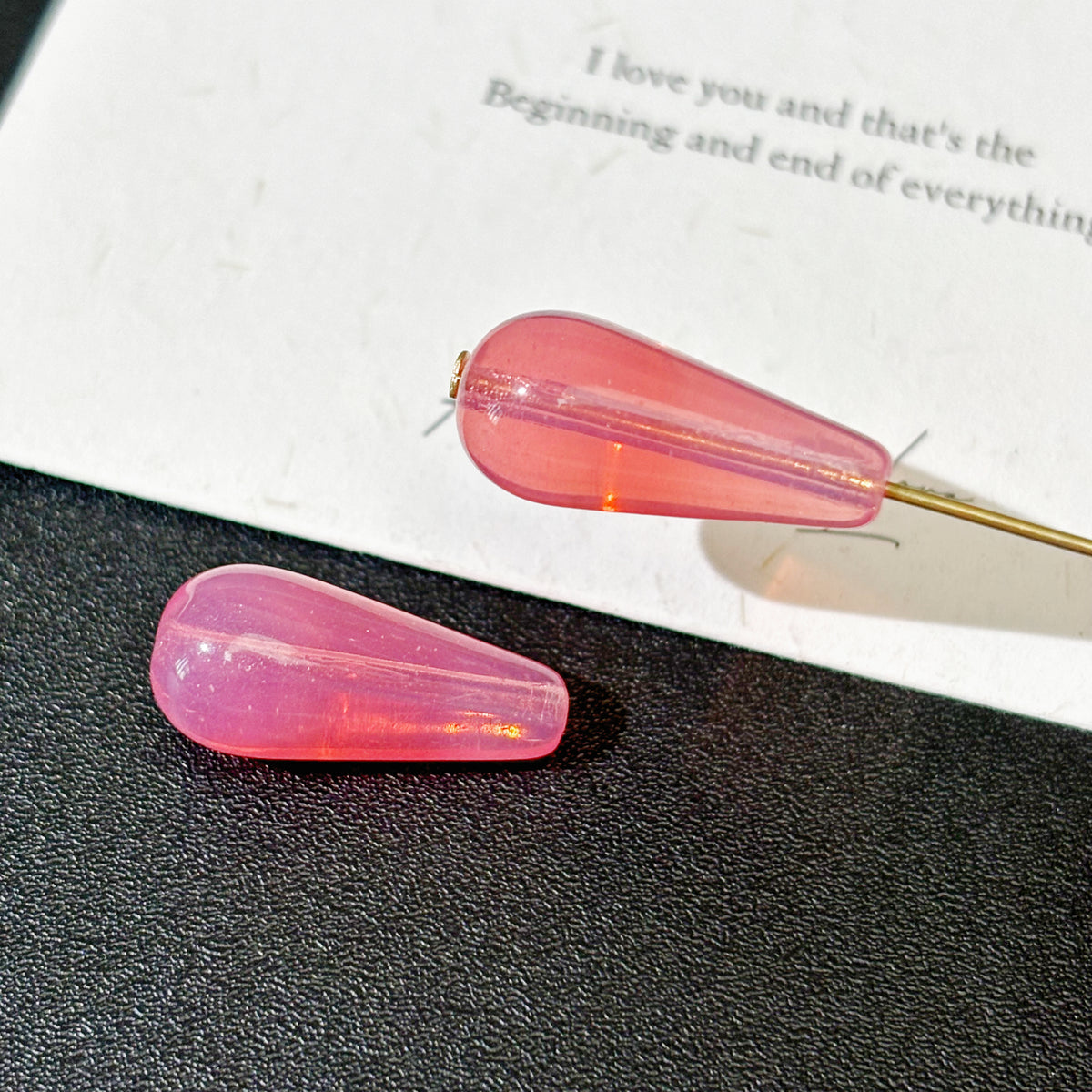 Soft Pink Series Czech Glass Beads