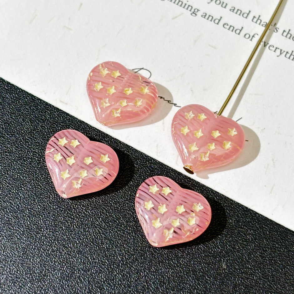 Soft Pink Series Czech Glass Beads