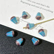 5x12mm Czech Glass Cone Drop Beads - Clear / Assorted