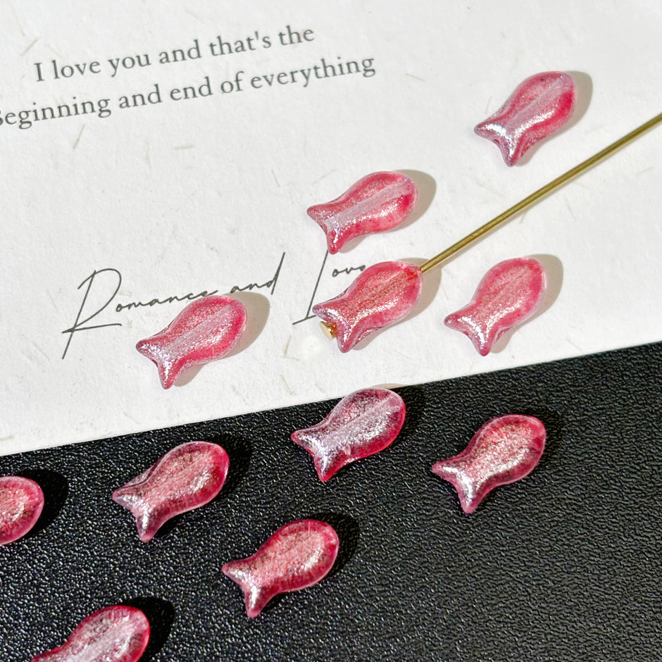 Soft Pink Series Czech Glass Beads