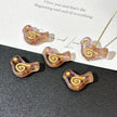 8*16mm Czech Glass Bird Beads - Sculpted Songbird Loose Focal Beads for DIY Bracelets, Necklaces & Earrings