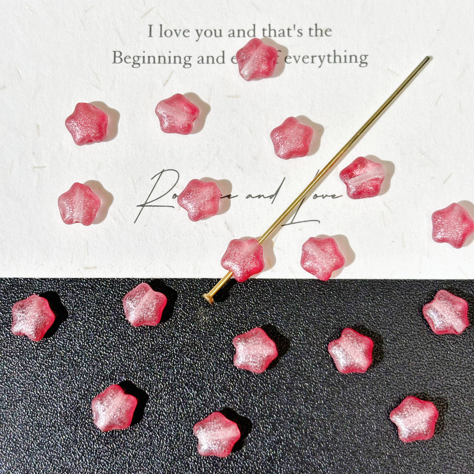 Soft Pink Series Czech Glass Beads