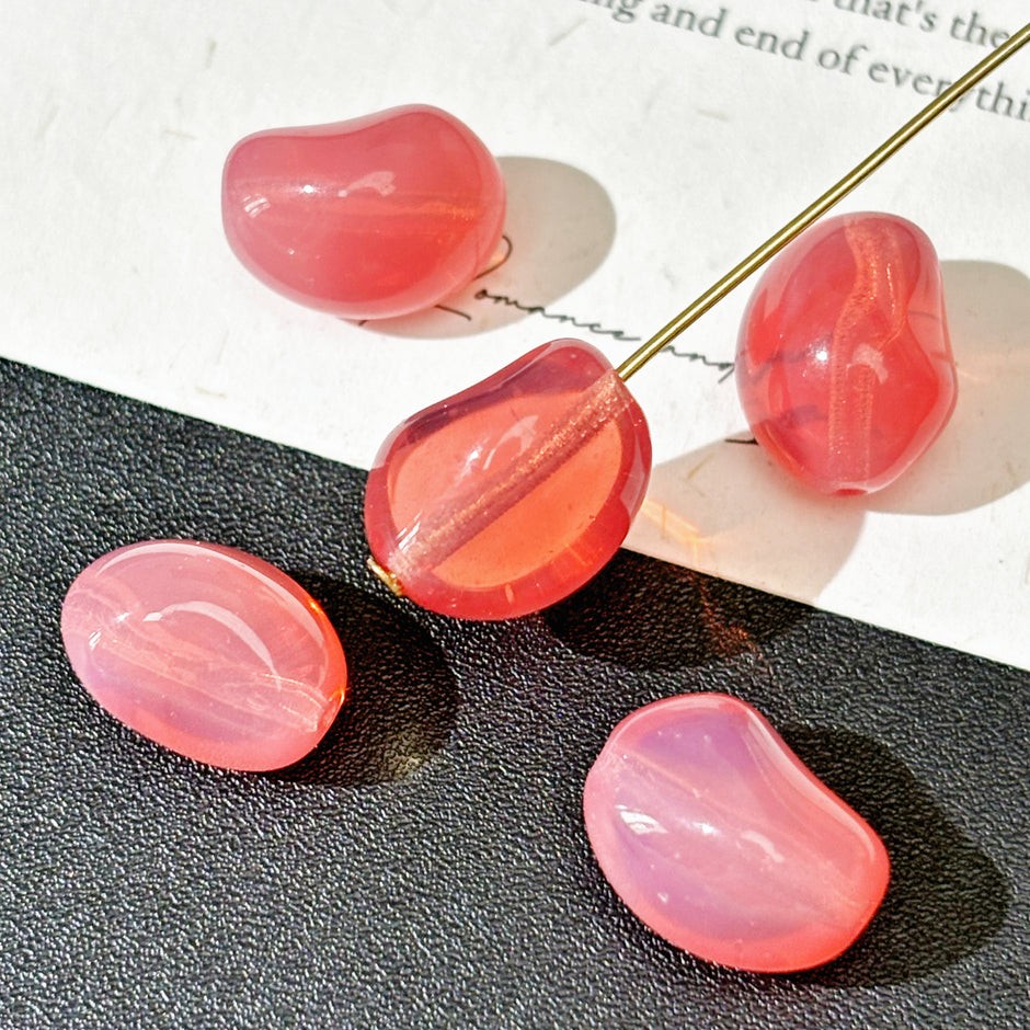 Soft Pink Series Czech Glass Beads