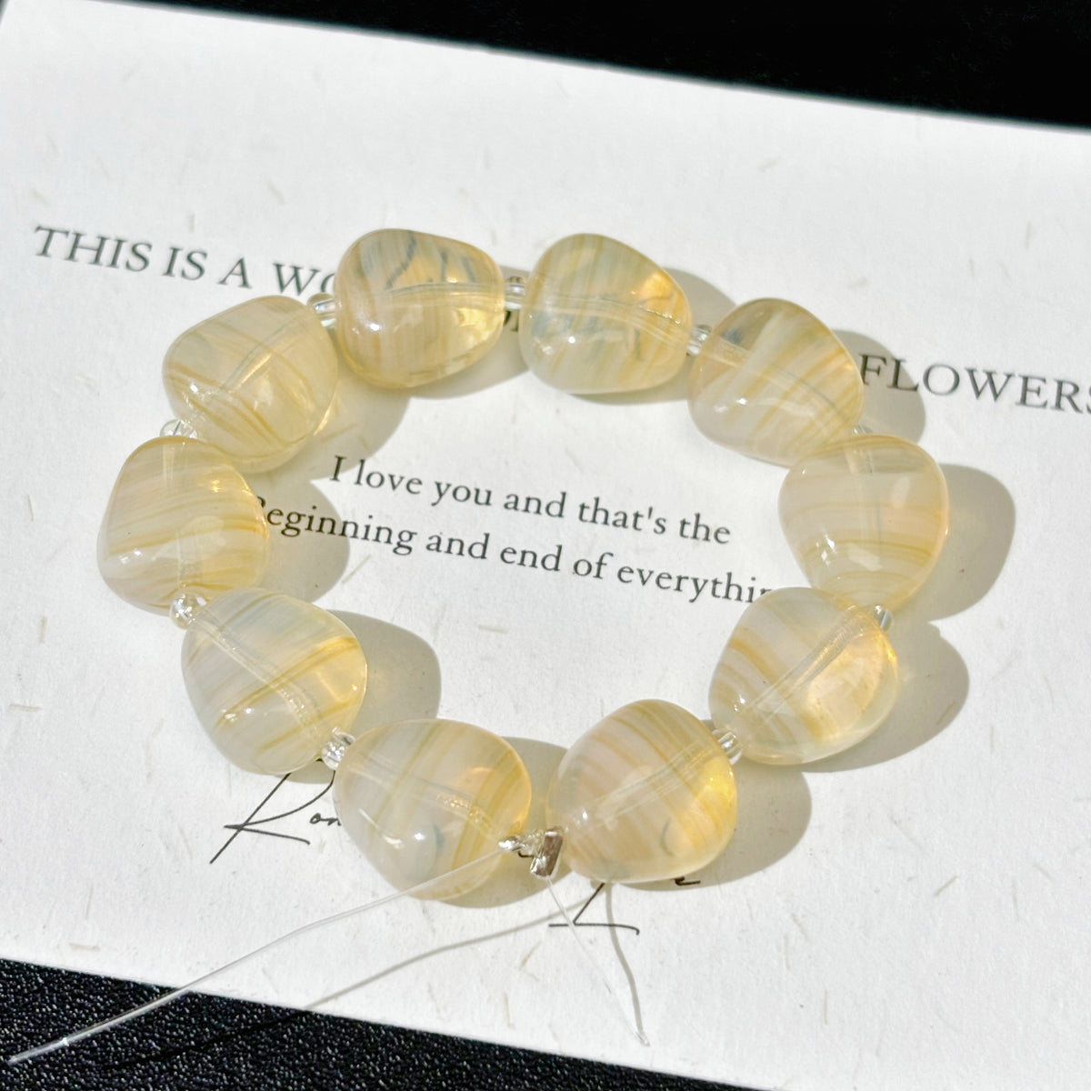 9*11 Chubby Opal Pear shape Czech Glass Bead