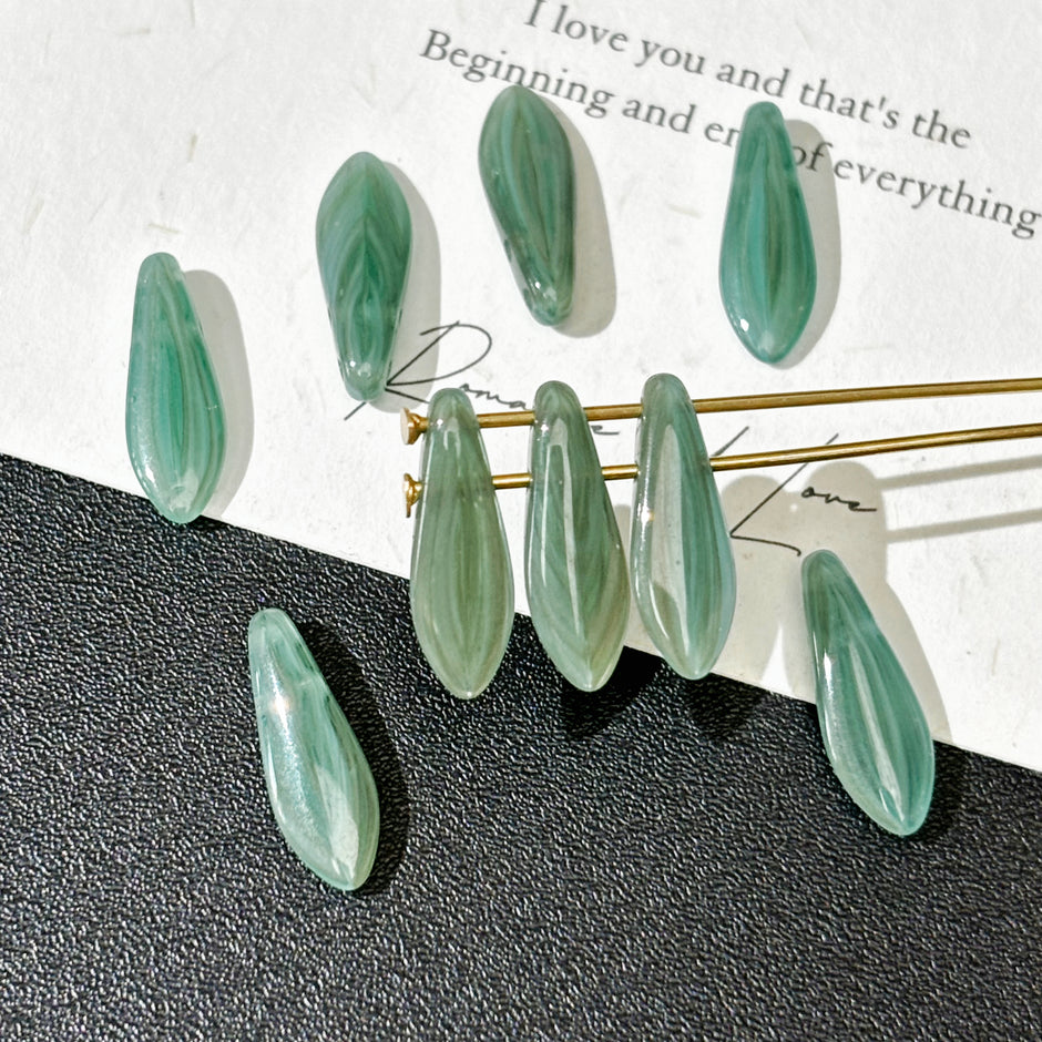 5x16mm Czech Glass Dagger Beads - 2-Hole