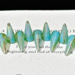 5x13mm Czech Glass Dagger / Sabre Tooth Beads