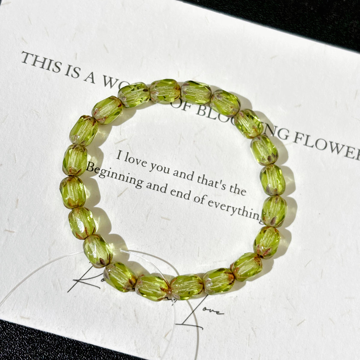 4x6mm Czech Glass Faceted Oval Beads - Vintage Translucent Green