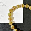 6x7mm Czech Glass Turbine Beads - Opaque Sprout Green Vintage Style