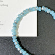 4mm Czech Glass 3-Cut Seed Beads - Opal Blue with Silver Luster