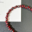 4mm Czech Glass 3-Cut Seed Beads - Vintage Picasso Cherry Red