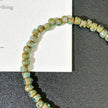 4mm Czech Glass 3-Cut Seed Beads - Vintage Moss Green Picasso