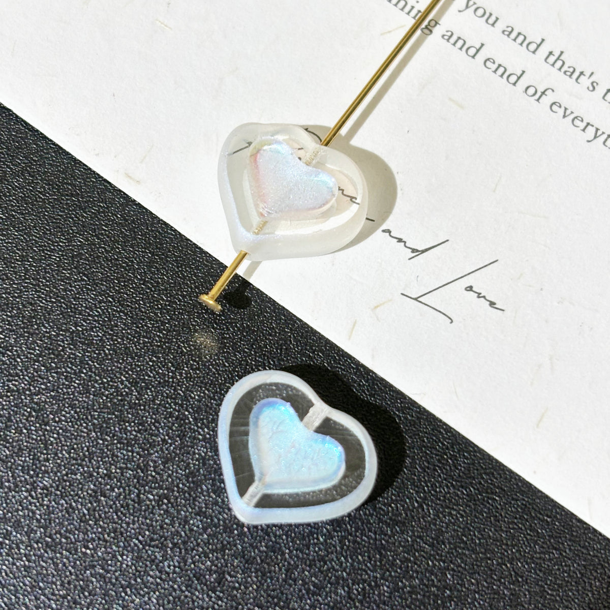 Multi-Size and shapes of Czech Glass Heart Beads for Handcrafted Jewelry & Crafts