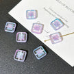 10mm Czech Glass Starburst Beads - Celestial Carved Loose Focal Beads for DIY Jewelry Making