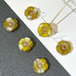 Miulti Czech Glass Hibiscus Flower Beads Assortment - Assorted Sizes & Floral Motifs Loose Beads for DIY Jewelry