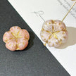 17mm Czech Glass Puffy Kapok Blossom Focal Beads for Crafting