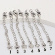 (JF4) 18K Real Gold Plated Lobster Clasp with Extension Chain Set - Adjustable Jewelry Connector