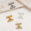 (JF5) Luxury Micro Pave Zirconia Multi-Strand Clasp - 18K Gold Plated Jewelry Connector