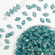 (P11) 2-hole Diamond-Duo Glass Beads For Jewelry Making
