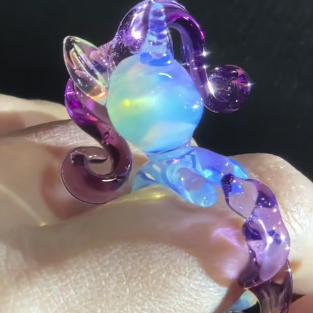 MLP Series Rarity Lampwork Ring (Leave Message of Ring Size When Checking out)