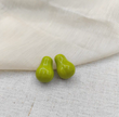 8*11mm Hulu/Pear Clear Teal Czech Glass
