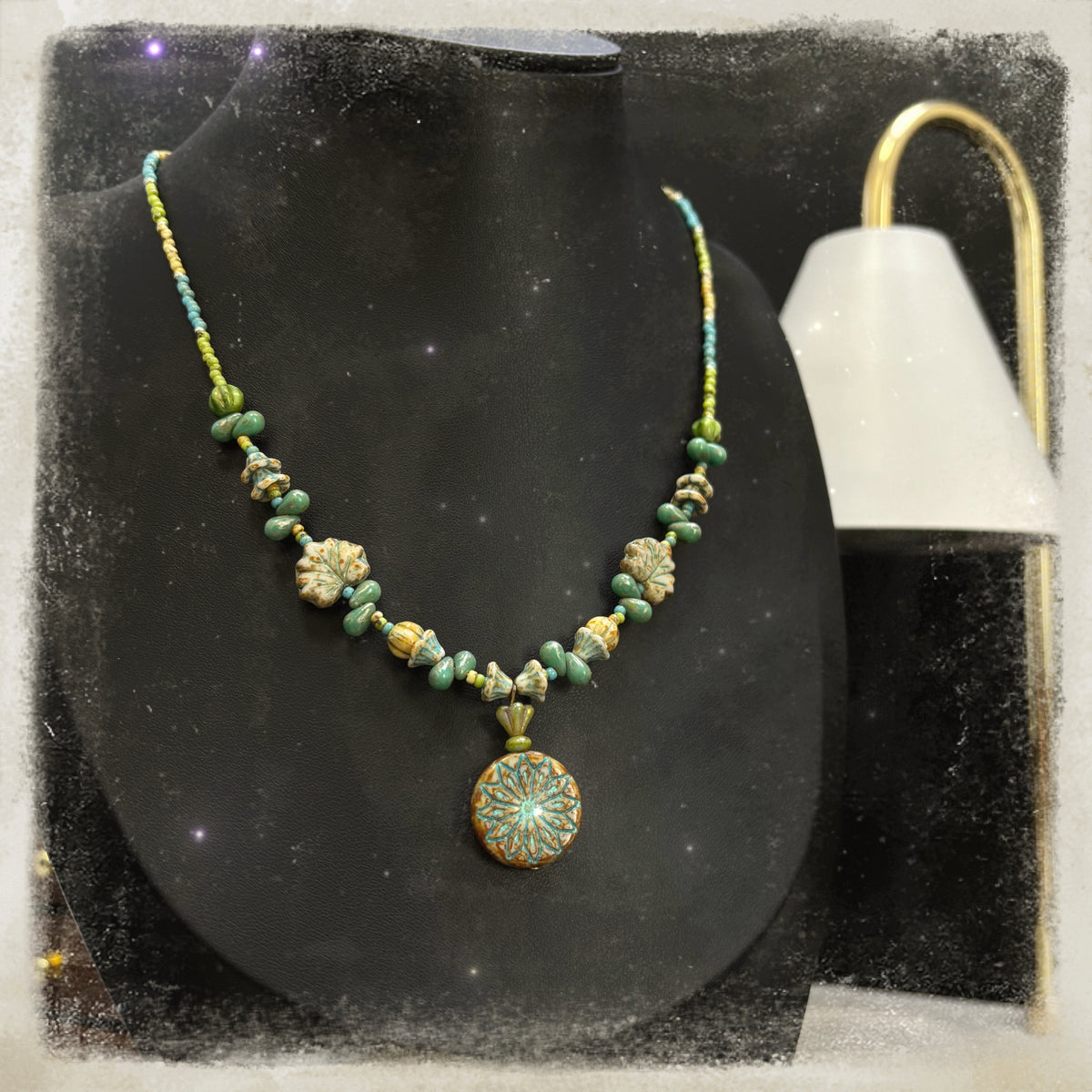 (N2) Forest Fairy Style Handmade Necklace