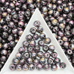 (P16) Picasso 6mm Glass  Round beads-Vintage Style Pearly Beads For DIY Jewelry Making