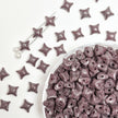 (P10) Picasso Style 2-Hole Four-Pointed Star Glass Beads - Custom Colorway
