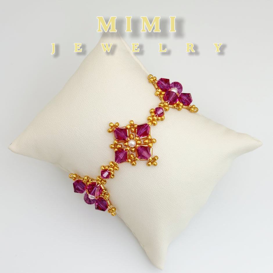 K32 Swarovski Berry Flower pattern