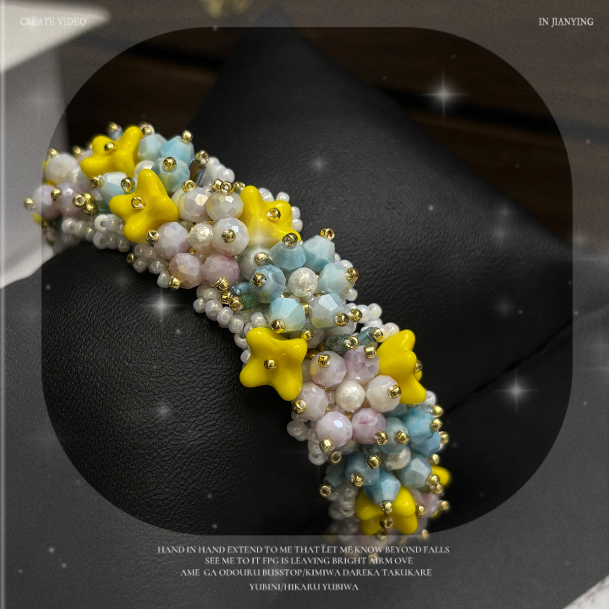 (N6）Summer Olive Flower Handmade Bracelet