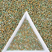 (P6) 2mm Picasso Seed Beads - Czech Glass Iridescent Beads for DIY Bracelets Necklaces
