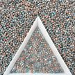 (P6) 2mm Picasso Seed Beads - Czech Glass Iridescent Beads for DIY Bracelets Necklaces