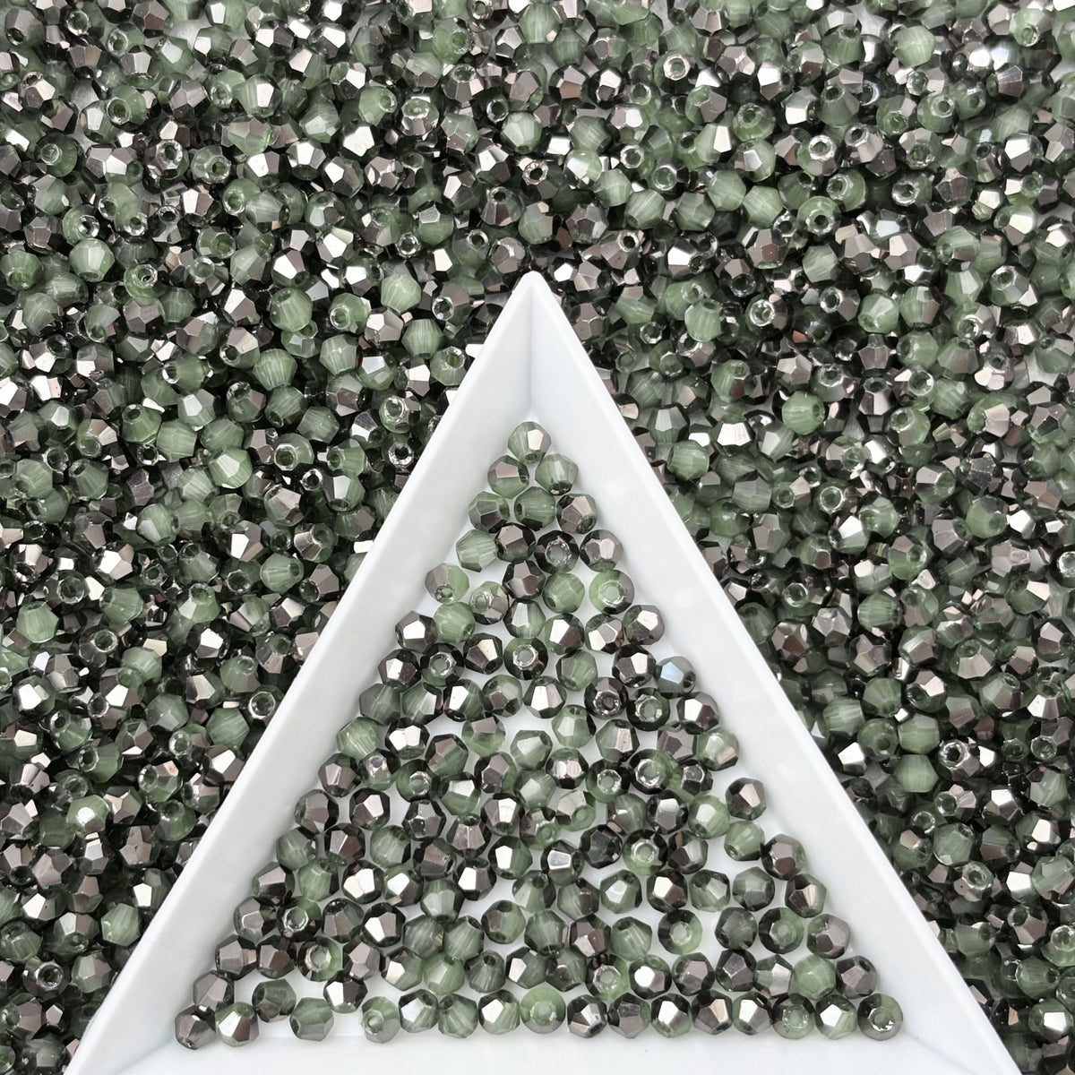(T3) 2mm Bicone Beads High Temperature Glass Crystal Multicolor Jewelry Beads