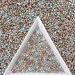 (P6) 2mm Picasso Seed Beads - Czech Glass Iridescent Beads for DIY Bracelets Necklaces