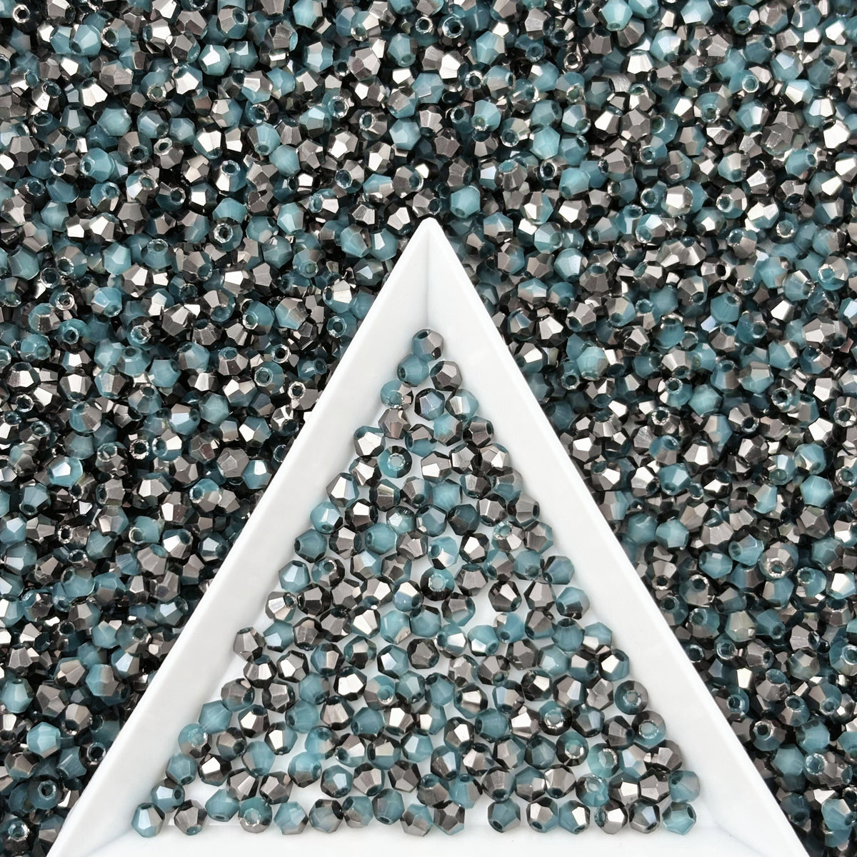 (T3) 2mm Bicone Beads High Temperature Glass Crystal Multicolor Jewelry Beads